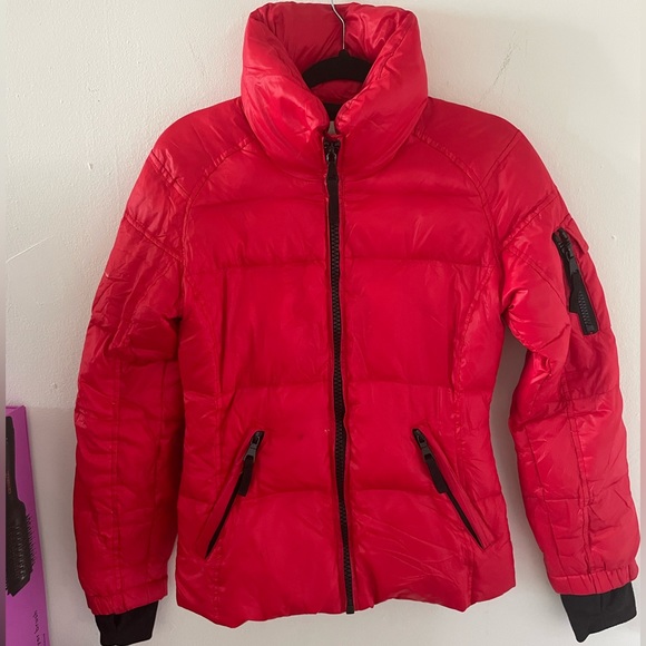 WALTER BAKER - Women’s Red Puffer Jacket - S - Picture 3 of 4